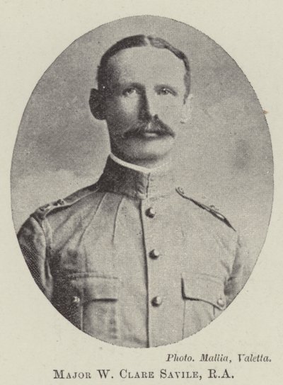 Major W Clare Savile, RA by English Photographer