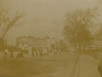 Marble Arch, Hyde Park, London by English Photographer