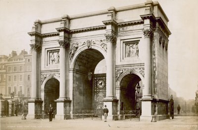Marble Arch, Oxford Street, London by English Photographer