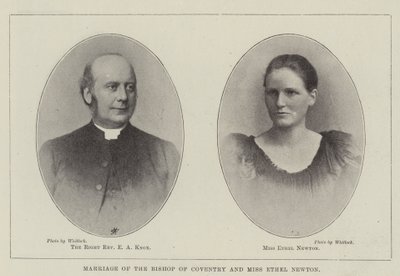 Marriage of the Bishop of Coventry and Miss Ethel Newton by English Photographer