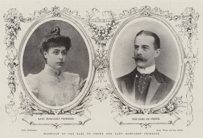 Marriage of the Earl of Crewe and Lady Margaret Primrose by English Photographer