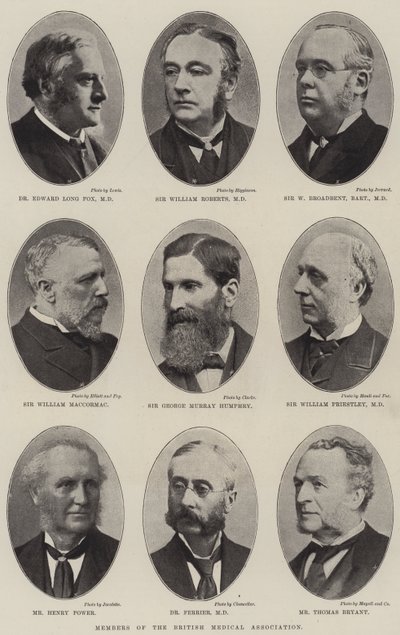 Members of the British Medical Association by English Photographer