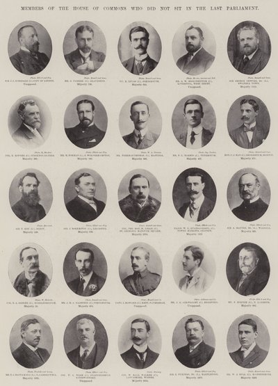 Members of the House of Commons who did not sit in the last Parliament by English Photographer