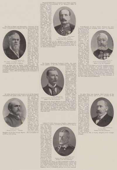 Members of the War Commission by English Photographer