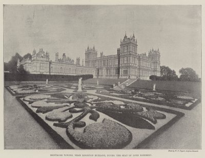 Mentmore Towers, near Leighton Buzzard, Buckinghamshire, the Seat of Lord Rosebery by English Photographer