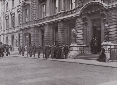 Metropolitan Policemen going on Duty at Bow Street by English Photographer