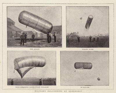 Military Ballooning at Aldershot by English Photographer
