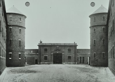 Millbank Prison: down, main corridor by English Photographer