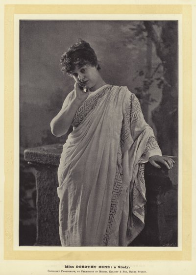 Miss Dorothy Dene: a Study by English Photographer
