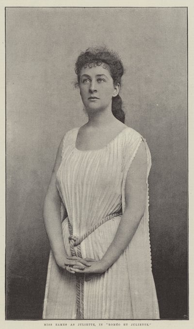 Miss Eames as Juliette, in Romeo et Juliette by English Photographer