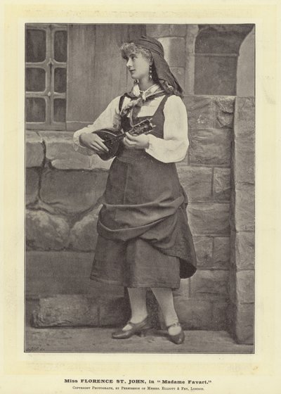 Miss Florence St John in Madame Favart by English Photographer