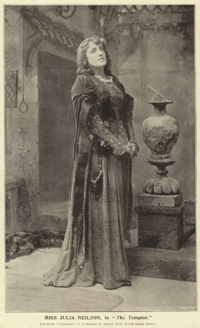 Miss Julia Neilson, in The Tempter by English Photographer