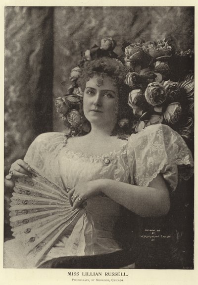 Miss Lillian Russell by English Photographer