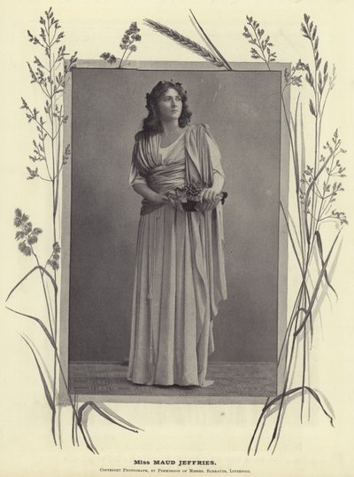 Miss Maud Jeffries by English Photographer
