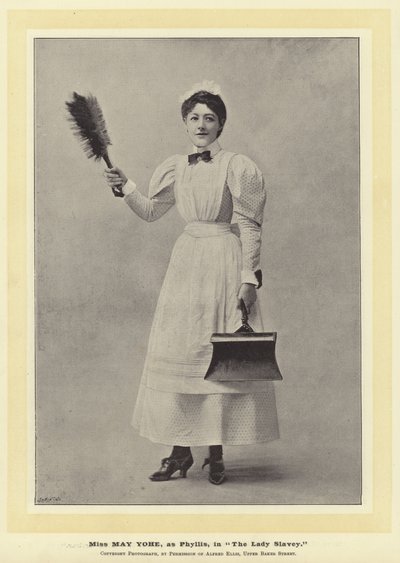 Miss May Yohe as Phyllis in The Lady Slavey by English Photographer