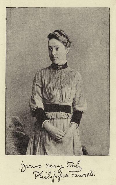 Miss Philippa Fawcett by English Photographer
