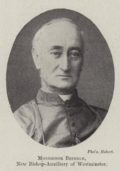 Monsignor Brindle, New Bishop-Auxiliary of Westminster by English Photographer