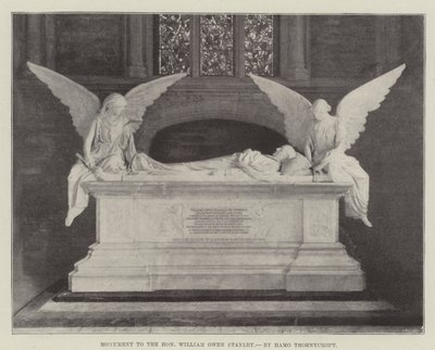 Monument to the Honourable William Owen Stanley, by Hamo Thornycroft by English Photographer