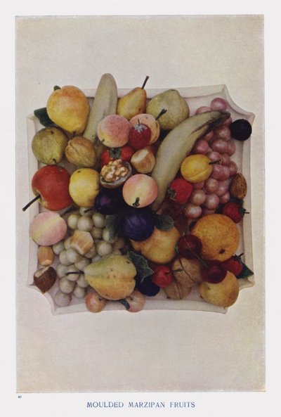 Moulded Marzipan Fruits by English Photographer