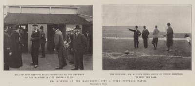 Mr Balfour at the Manchester City v Stoke Football Match by English Photographer