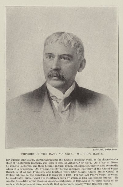 Mr. Bret Harte by English Photographer