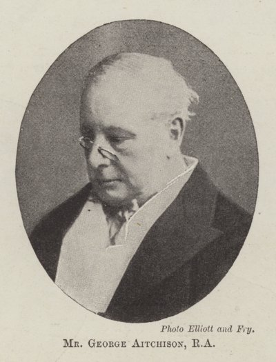 Mr George Aitchison, RA by English Photographer