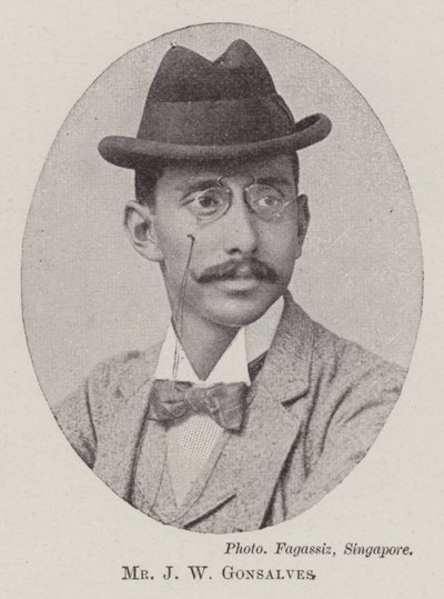 Mr J W Gonsalves by English Photographer