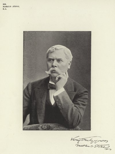 Mr Marcus Stone, RA by English Photographer