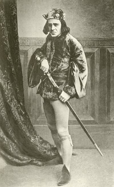 Mr Richard Mansfield as Richard III by English Photographer