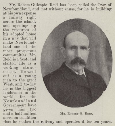 Mr Robert G Reid by English Photographer