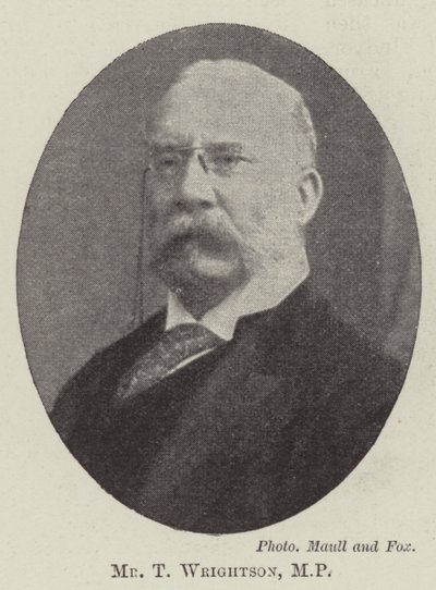 Mr T Wrightson, MP by English Photographer