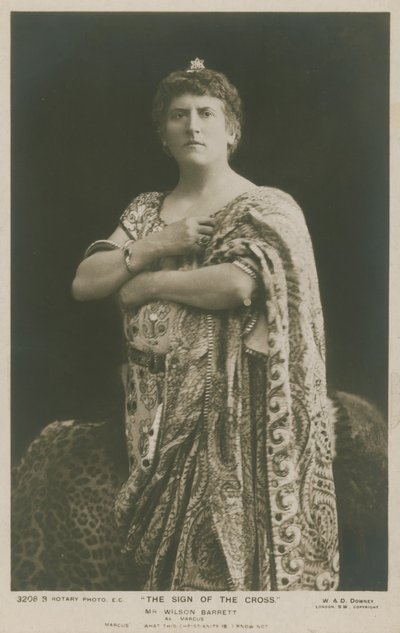 Mr Wilson Barrett, Marcus in The Sign of the Cross by English Photographer