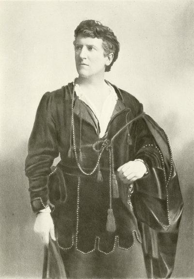 Mr. Wilson Barrett as Hamlet (gravure) by English Photographer