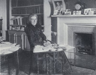Mrs Humphry Ward in her Study by English Photographer