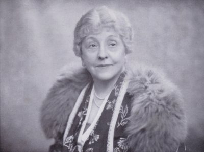 Mrs Laura Henderson, owner of the Windmill Theatre, Piccadilly, London by English Photographer