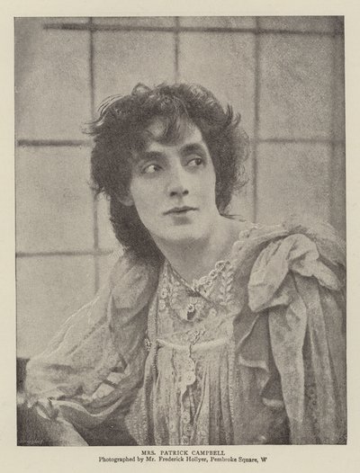Mrs Patrick Campbell by English Photographer
