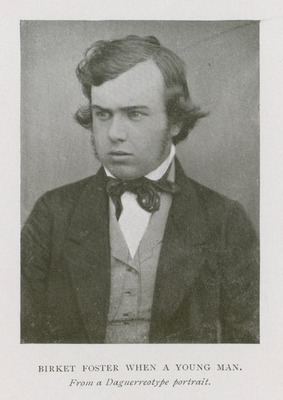 Myles Birket Foster, English artist, as a young man by English Photographer