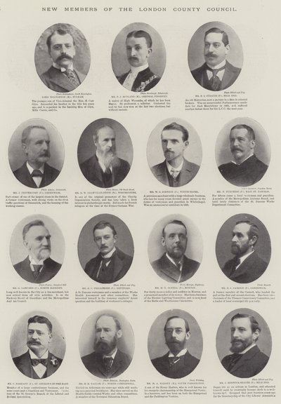 New Members of the London County Council by English Photographer