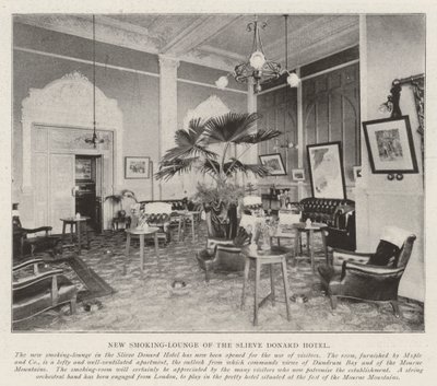 New Smoking-Lounge of the Slieve Donard Hotel by English Photographer