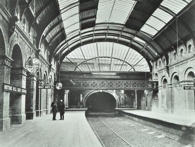Notting Hill Gate Underground Station: View of Platforms and Track, 1868 by English Photographer