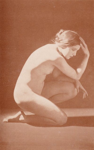 Nudist Art: Il Penseroso by English Photographer