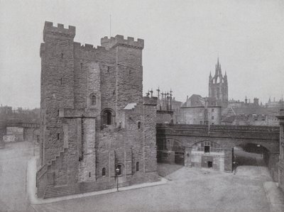 Old Castle, Black Gate, and Cathedral, Newcastle by English Photographer