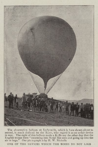 One of the Devices which the Boers do not like by English Photographer
