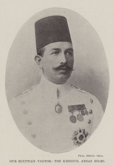 Our Egyptian Visitor, the Khedive, Abbas Hilmi by English Photographer
