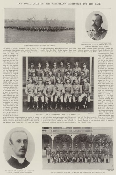 Our Loyal Colonies, the Queensland Contingent for the Cape by English Photographer