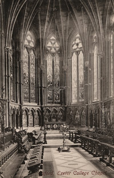 Oxford, Exeter College Chapel by English Photographer