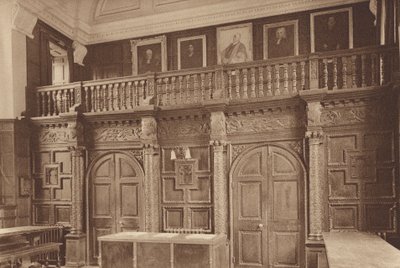 Oxford: Jesus College, The Hall Screen, c 1610 by English Photographer