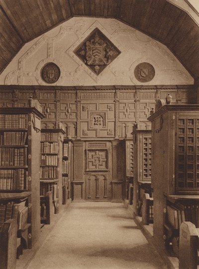 Oxford: Merton College, The Library, north end by English Photographer