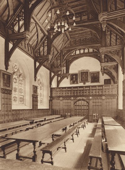 Oxford: Oriel College, The Hall by English Photographer