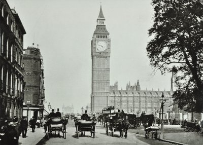 Parliament Square, Westminster: looking to Bridge Street, 1895 by English Photographer